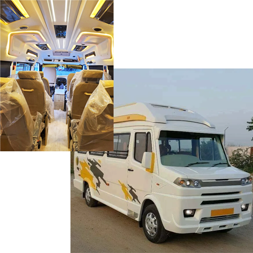 tempo traveller at rent